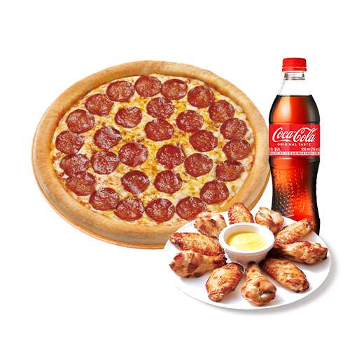 오리지널 페퍼로니(L)+파파스 윙+코카-콜라500ml