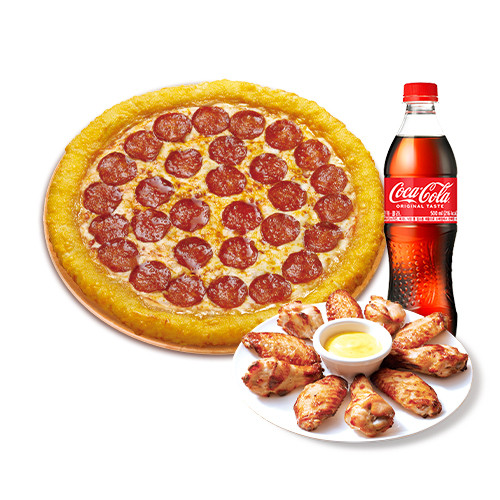치즈롤 페퍼로니(L)+파파스 윙+코카-콜라500ml