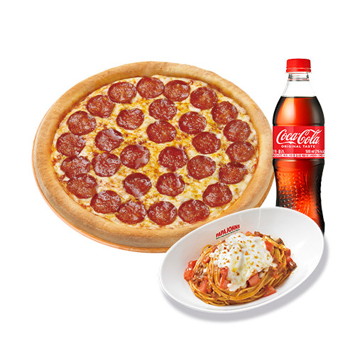 오리지널 페퍼로니(L)+파파스 파스타(미트)+코카-콜라500ml