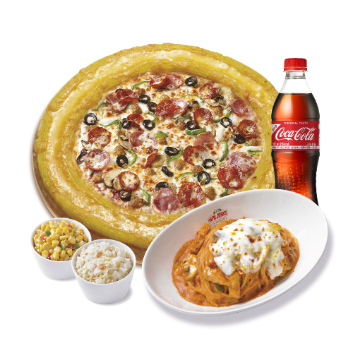 골드링 수퍼 파파스(L)+파파스 파스타(로제)+파파콘샐러드+파파코울슬로+코카-콜라500ml