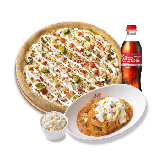 오리지널 스파이시 치킨 랜치(L)+파파스 파스타(로제)+파파 코울슬로+코카-콜라500ml