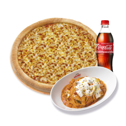 오리지널 마가리타(L)+파파스 파스타(로제)+코카-콜라500ml