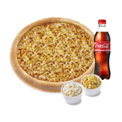 오리지널 마가리타(L)+파파 콘 샐러드+파파 코울슬로+코카-콜라500ml