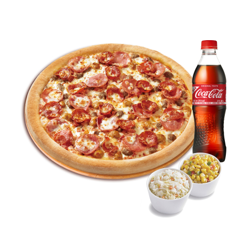 오리지널 올미트(L)+파파 콘샐러드+파파 코울슬로+코카-콜라500ml