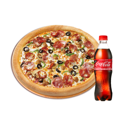 오리지널 수퍼 파파스(L)+코카-콜라500ml