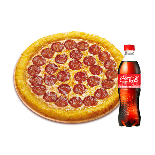 치즈롤 페퍼로니(L)+코카-콜라500ml