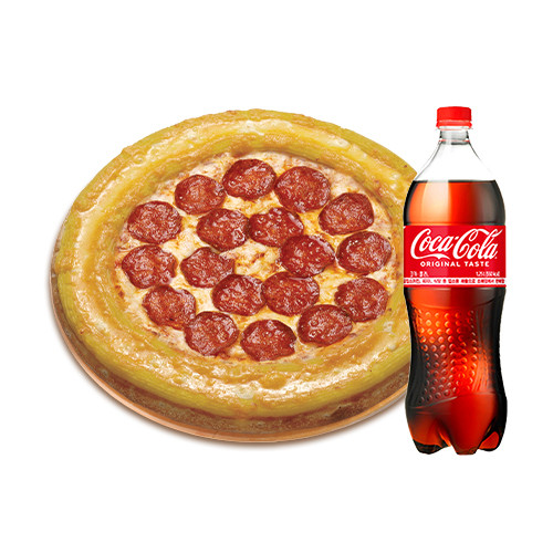 골드링 페퍼로니(F)+코카-콜라1.25L