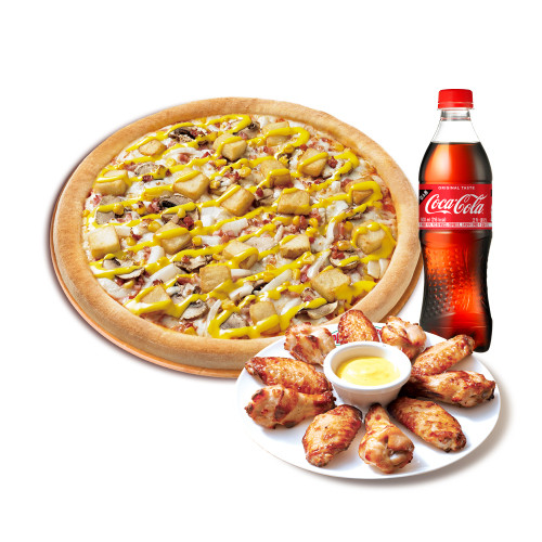 오리지널 아이리쉬 포테이토(L)+파파스 윙+코카-콜라500ml