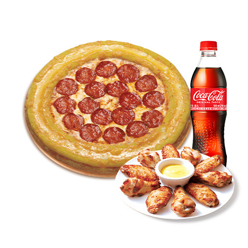 골드링 페퍼로니(L)+파파스 윙+코카-콜라500ml