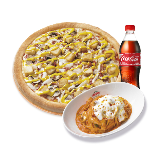 오리지널 아이리쉬 포테이토(L)+파파스 파스타(로제)+코카-콜라500ml