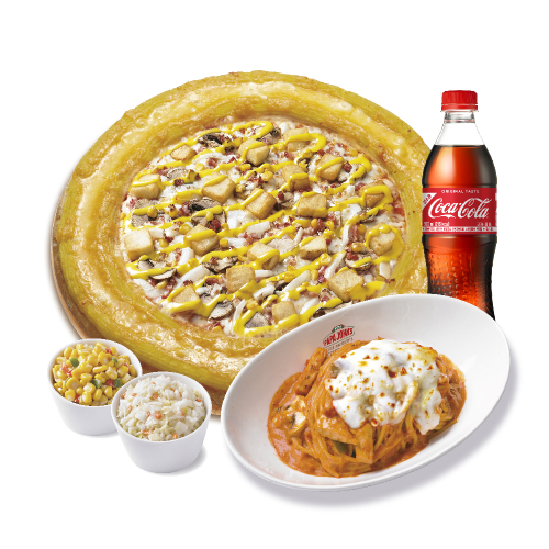 골드링아이리쉬포테이토(L)+파파스파스타(로제)+파파콘샐러드+파파코울슬로+코카-콜라500ml