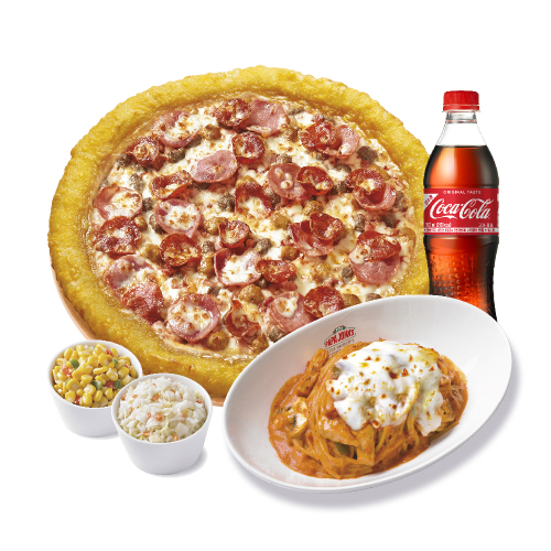 치즈롤 올미트(L)+파파스 파스타(로제)+파파 콘 샐러드+파파 코울슬로+코카-콜라500ml