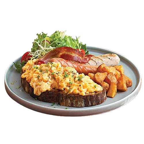 스크램블 에그 브런치