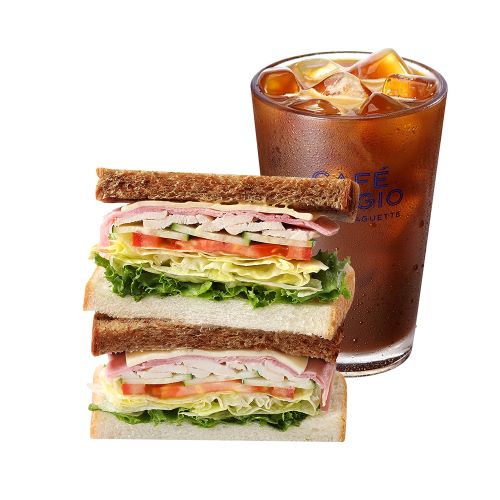 널 위한 한끼 세트(치킨 디럭스 샌드위치+아이스 아메리카노)