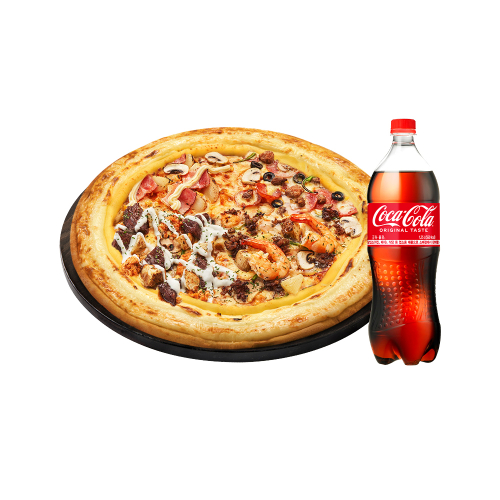 (오리지널)베스트 콰트로 치즈버스트 L + 콜라 1.25L