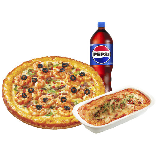 쉬림프골드M+오븐스파게티+콜라1.25L