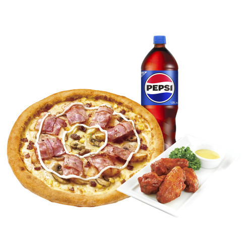 포테이토M+핫윙4+콜라1.25L