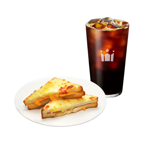 오늘도 파이팅 (아메리카노 R + 크로크무슈)