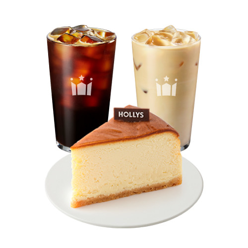 진짜진짜 응원해요 (아메리카노 R + 바닐라 딜라이트 R + 뉴욕 치즈 케이크)