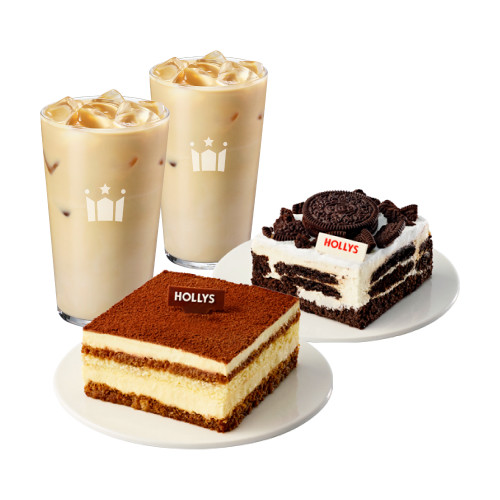 바닐라 딜라이트 R 2잔 + 티라미수 쏘스윗박스 + 쿠키앤크림 쏘스윗박스