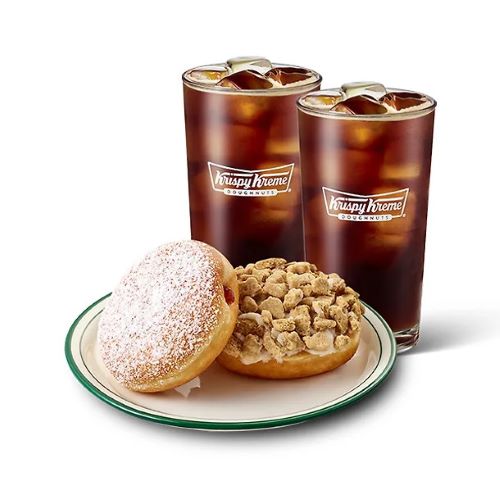 오늘도 파이팅 프리미엄 어쏘 도넛 2개+아메리카노(M) 2잔