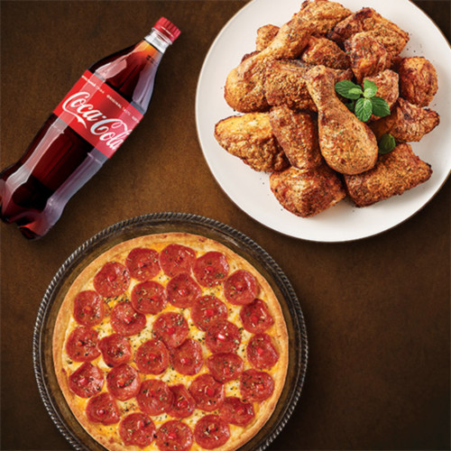 고추바사삭+페퍼로니 시카고피자+콜라1.25L