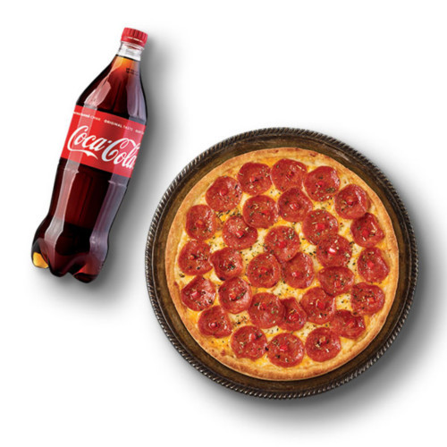 페퍼로니 시카고피자+콜라1.25L