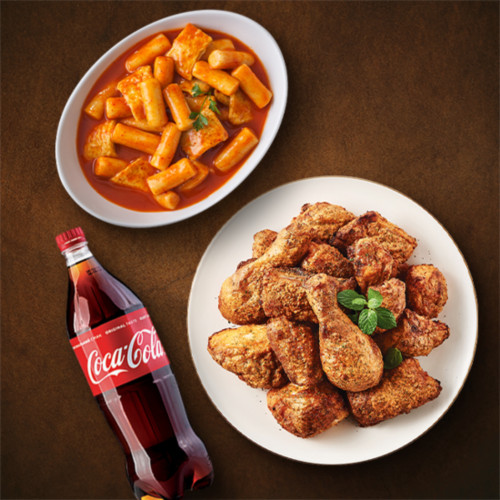 고추바사삭+맵달떡볶이+콜라1.25L