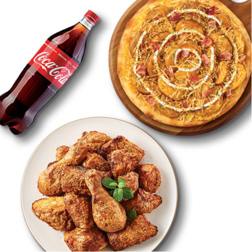 고추바사삭+트리플 포테이토 피자+콜라1.25L