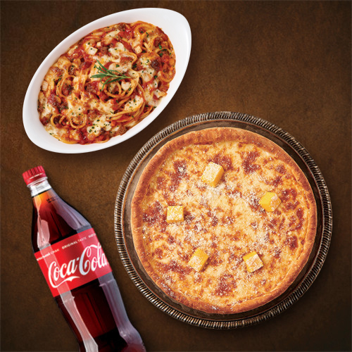 시카고딥디쉬피자+볼로네제+콜라1.25L