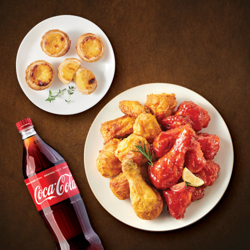 양념히어로 반반+에그타르트+콜라1.25L