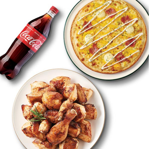 오리지널+스윗콘치즈피자(8인치)+콜라1.25L