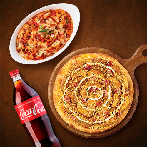 트리플 포테이토 피자+볼로네제+콜라1.25L