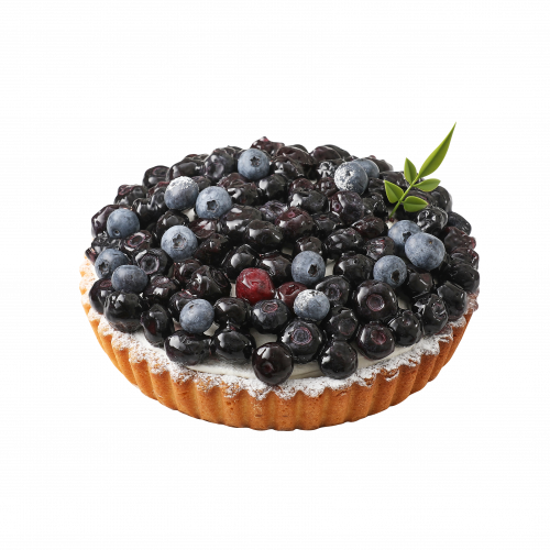 블루베리 레어 치즈타르트