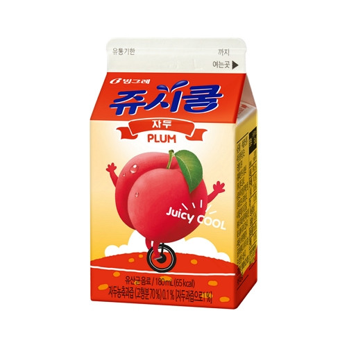 빙그레)쥬시쿨자두180ml