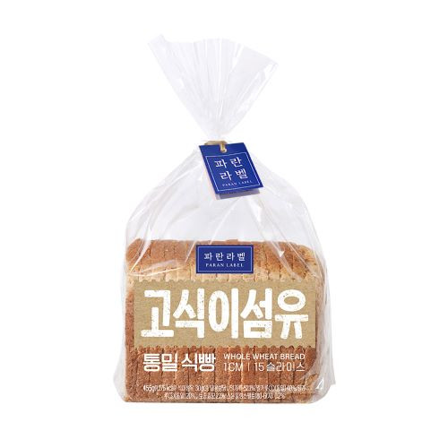 파란라벨 고식이섬유 통밀 식빵