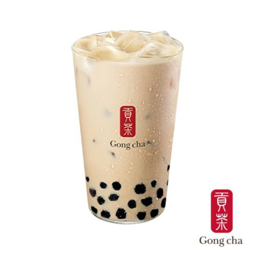 블랙 밀크티 + 펄 J