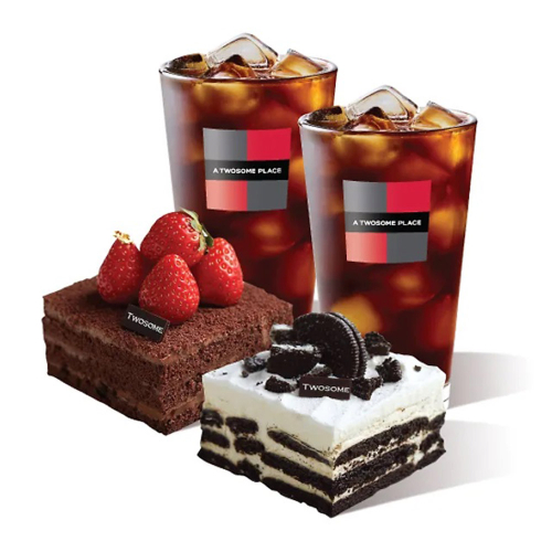 떠먹는 스초생 + 떠먹는 아박 + 아메리카노 R 2잔