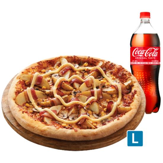 도미노피자 포테이토(오리지널)L+ 콜라1.25L