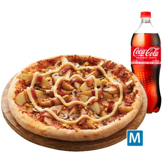 도미노피자 포테이토(씬)M+ 콜라1.25L