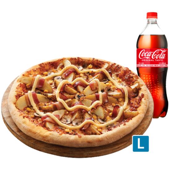도미노피자 포테이토(씬)L+ 콜라1.25L
