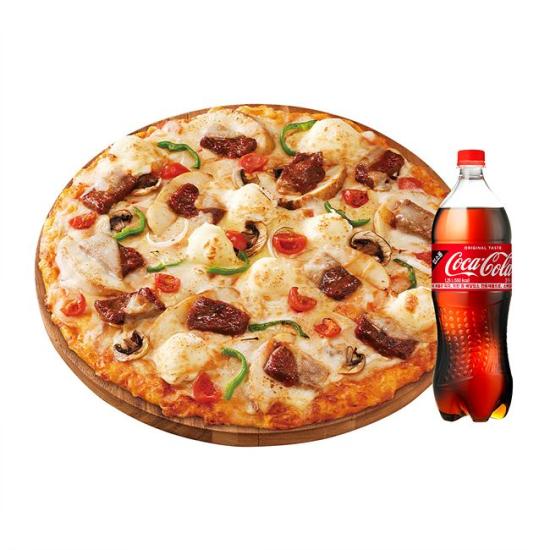 (오리지널) K-쌈장 채끝 스테이크 M + 콜라 1.25L