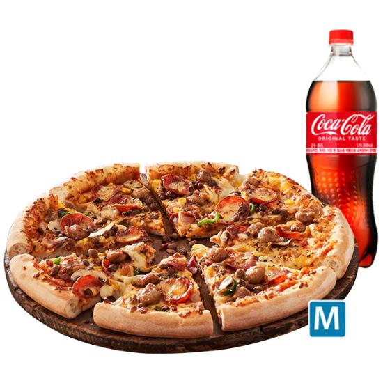 도미노피자 (오리지널) 뉴욕오리진 M + 콜라 1.25L
