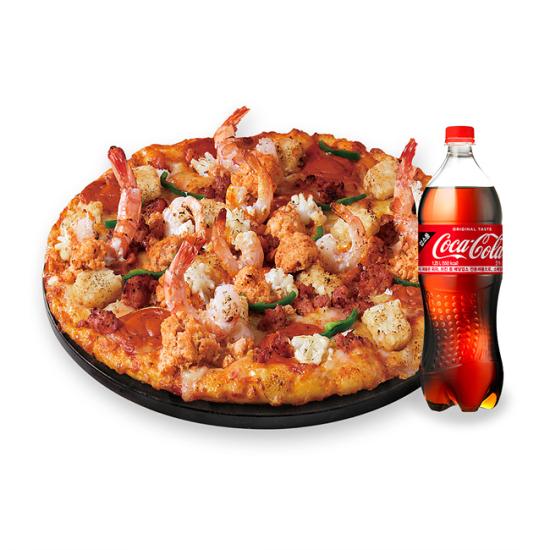 도미노피자 (오리지널) 랍스터 슈림프 투움바 (L) + 콜라 1.25L