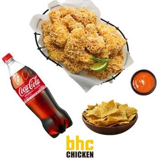 BHC 콰삭킹+뿌링클나쵸+콜라1.25L