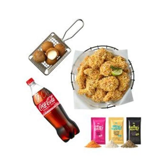 BHC 콰삭톡+치즈볼+콜라1.25L