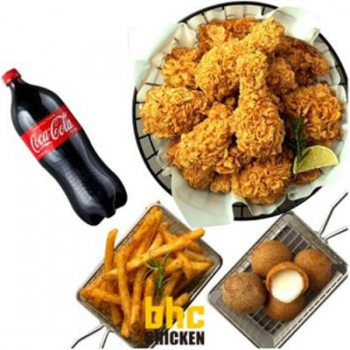 BHC 후라이드+케이준프라이+치즈볼+콜라1.25L