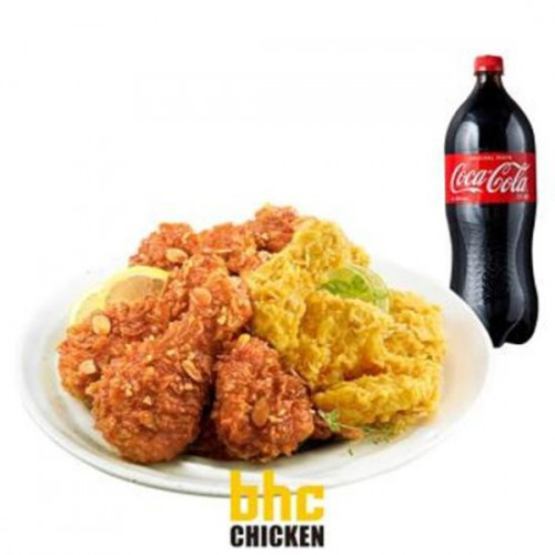 BHC 후라이드반/양념반+콜라1.25L