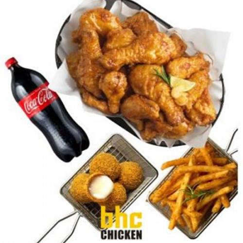 BHC 골드킹 콤보+뿌링치즈볼+케이준프라이+콜라1.25L