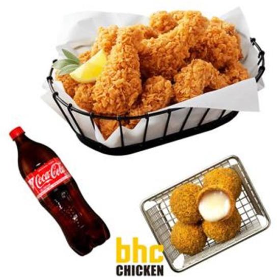 BHC HOT후라이드 콤보+뿌링치즈볼+콜라1.25L